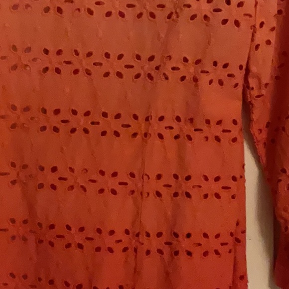 Chico’s eyelet open front jacket. - Picture 5 of 5